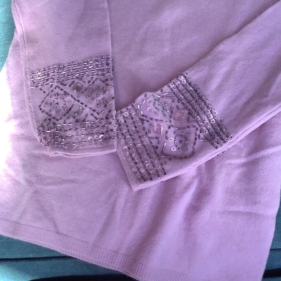 Cashmere lilac sweater - Picture 3 of 4